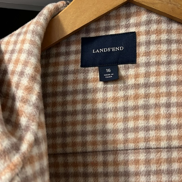 Lands End beautiful boiled wool jacket size 16 - Picture 2 of 5